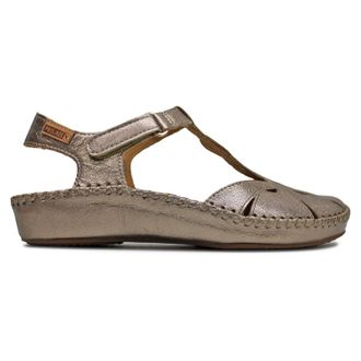 Pikolinos P. Vallarta 655-0703 Leather Womens Comfort Sandals - Stone - Size:UK 7-7.5