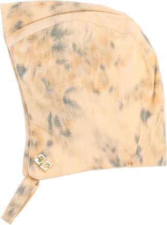 Ganni Beige Printed Summer Hat