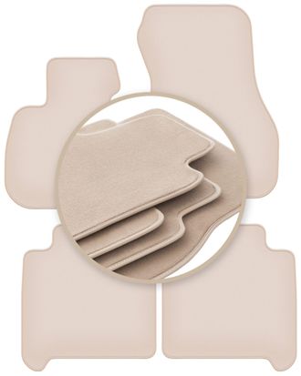 OEM Alfombrillas Premium Beige Para: Bmw 2 F46 Gran Tourer 2015