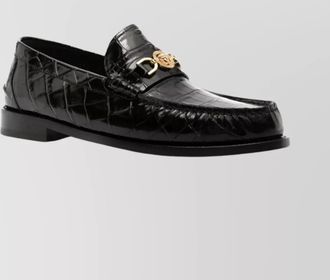 Versace leather loafers
