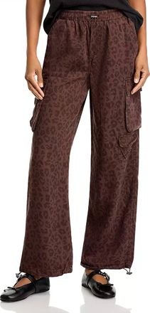 Vintage Havana Noah Leopard Pants In Brown