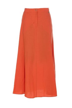 スカート CHLOe Knit long skirt Orange C22AMJ02550 Chloé Knit Maxi Skirt | Orange | FARFETCH