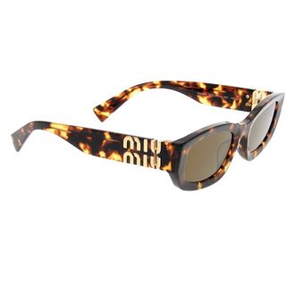 Miu Miu Gafas de Sol Irregulares - Accessories - Mujer - Marr&oacute;n - ONE SIZE