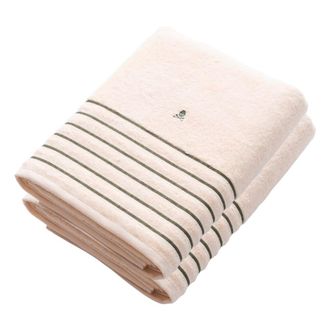 Scalpers Set de 2 toallas de algod&oacute;n beige 90x150cm