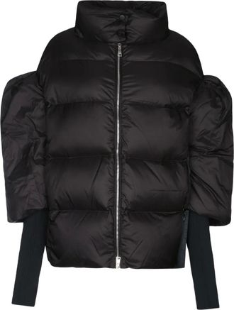 Add Piumino con maniche a palloncino - Nero