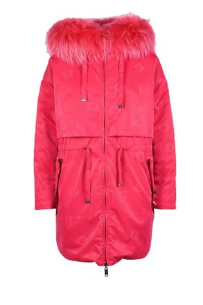 DIEGO M Long Coat - Fuchsia