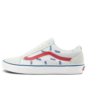 Vans Old Skool All Over Logo - White VN0A3WKT9M9