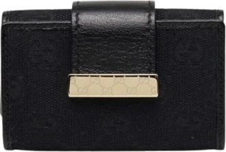 Gucci Pre-owned Keycase - Dames - Vintage Accessoires - Zwart - ONE Size - Leer - Vintage