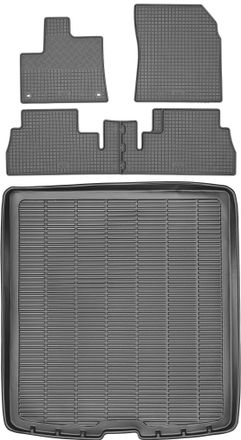 OEM Juego De Alfombrillas De Goma Para Coche Y Maletero Para Citro&euml;n Berlingo Iii Kombi A Partir De 2018