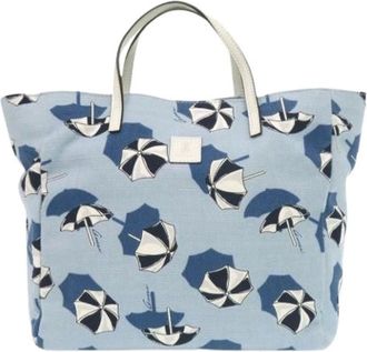 Gucci Pre-owned Tote Bags, female, Blue, Size: ONE SIZE Pre-owned Vintage Tote