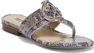 Earth Womens Mykonos Tinos Slipper Sandal In Taupe Multi