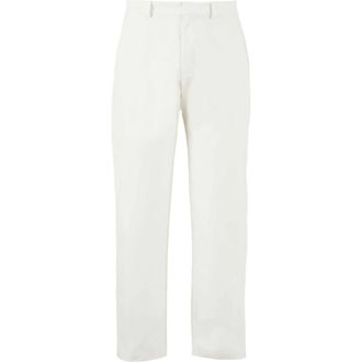 Fortela Canvas Cotton Trousers in White at Nordstrom, Size 36 X 29 Eu
