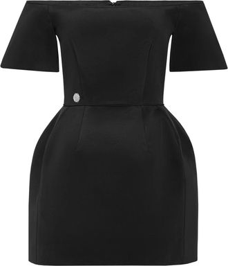 Philipp Plein Dames, Jurken, Zwart, Maat: XS Zijde