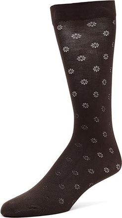 Wolford Daisy Cotton Socks Womens Crew Cut Socks Shoes Soft Cacao, Cotton/Polyamide