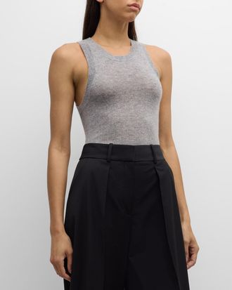 Veronica Beard Jerrel Cashmere Tank Top