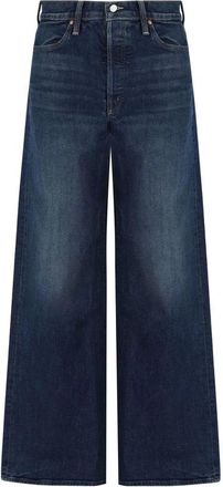 Mother Wide Jeans, female, Blue, W28, Wide Leg Denim Jeans