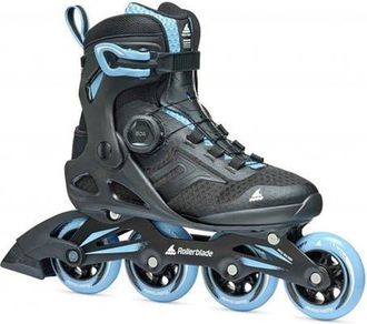 Rollerblade Macroblade 84 BOA Womens Inline Skates in Black/blue at Nordstrom, Size 7