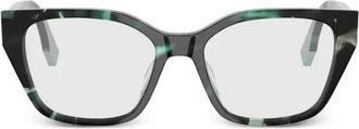 Fendi Glasses, female, Green, Size: 52 MM Way Eyeglasses