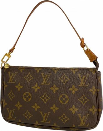 Louis Vuitton Brown Pouch (Pre-Owned)