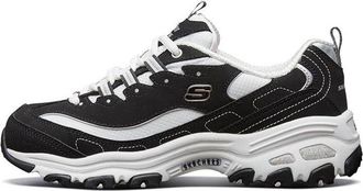 Skechers (WMNS) Skechers Dlites Sports Shoes GS BlackWhite Black White 11930-BKW