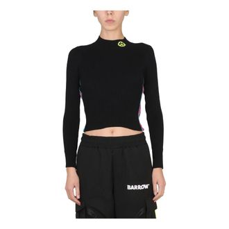 Barrow Turtlenecks, female, Multicolor, Size: L Knitted Roll Neck Top
