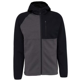 Stoic MerinoFleece335 KuolpaSt. III Zip Hoody Merinohoodie f&uuml;r Herren | schwarz/grau