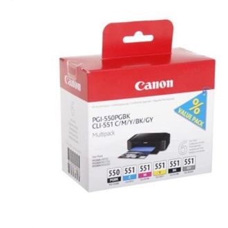 CANON Cartucho Canon Ink Pgi-550 / Cli-551 C,m,y,bk,gy
