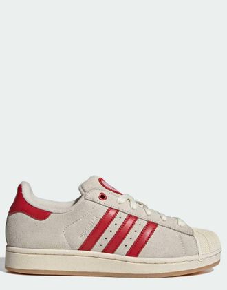 adidas Originals Superstar II - Scarpe bianco crema/scarlatto