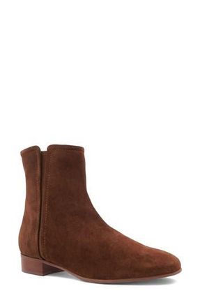 Aquatalia Sahara Weatherproof Bootie in Brandy Suede at Nordstrom Rack, Size 7.5