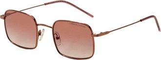 A|X Armani Exchange Womens 46mm Shiny Rose Gold Sunglasses