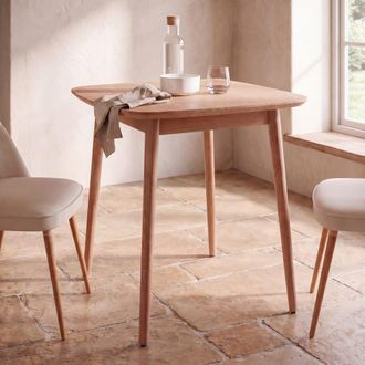 Maisons du monde Mesa de comedor cuadrada para 4 personas, 80x80 cm