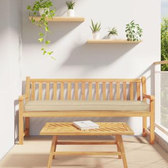 vidaXL Set di Cuscini per Pallet 2 pcs Beige 200 x 40 x 8 cm Vidaxl