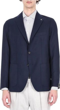 Tagliatore Montecarlo Jacket - Heren - Blazers - Blauw - XL - Kasjmier - Jassen