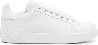 Dolce & Gabbana Portofino Sneakers - Dames - Sneakers - Wit - 40 EU - Leer - Schoenen