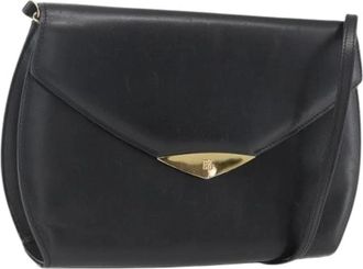Givenchy Pre-owned Leather Cross Body Bag - Dames - Vintage Schoudertas - Zwart - ONE Size - Leer - Vintage