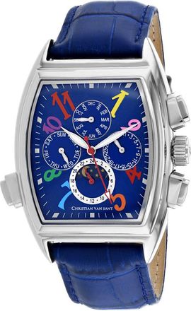 Christian Van Sant Grandeur Automatic Blue Dial Mens Watch CV2132
