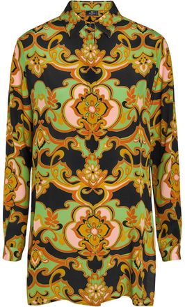 Etro Patterned Silk Shirt - Black - 48 (UK16 / XL)