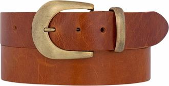 Amsterdam Heritage Womens Andrea Leather Belt In Camel