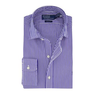 Polo Ralph Lauren Overhemden, Heren, Blauw, XL, Katoen, Custom Fit Casual Shirt