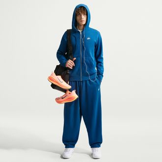 Nike Mens Nike Sportswear Club Oversized French Terry Pants in Blue | IF0721-476