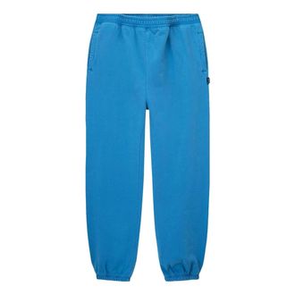 St&uuml;ssy Pigment Dyed Fleece Pant Blue 116605-BLUE