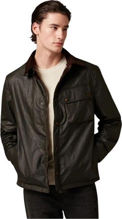 Belstaff Ground Jacket - Heren - Zomerjassen - Groen - XL - Katoen - Jassen
