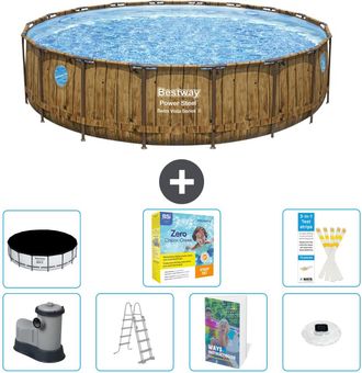 Bestway Piscina Bestway Power Steel Redonda - 549x122 Cm - 8-piezas S526