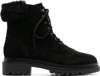 Ralph Lauren Carlee Bootie - Dames - Veterlaarzen - Zwart - 35 1/2 EU - Su&egrave;de - Schoenen