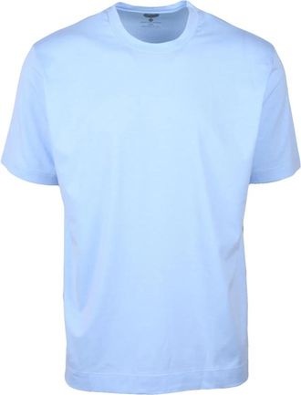 Mazzarelli T-Shirt - Heren - T-shirts - Blauw - XL - Katoen - Tops