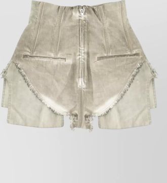 Rick Owens high waist shorts dirt back pockets