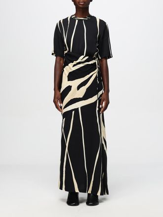 Nanushka Abito Nanushka in georgette con stampa grafica