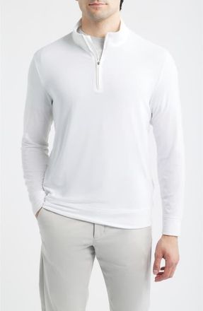 G/Fore Luxe Quarter Zip Pullover in Snow at Nordstrom, Size Xx-Large
