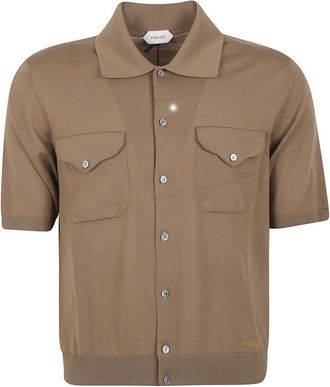 Versace Hombre, Camisas, Marr&oacute;n, Talla: XL