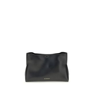 Givenchy Zwarte Kalfslederen Bos Taurus Clutch Bag
